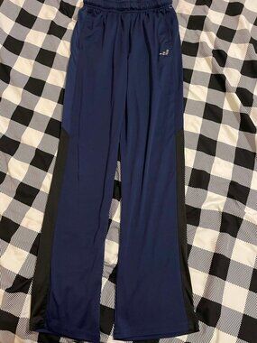 BCG Boys Athletic Track Pants Navy Blue Large (14-16)